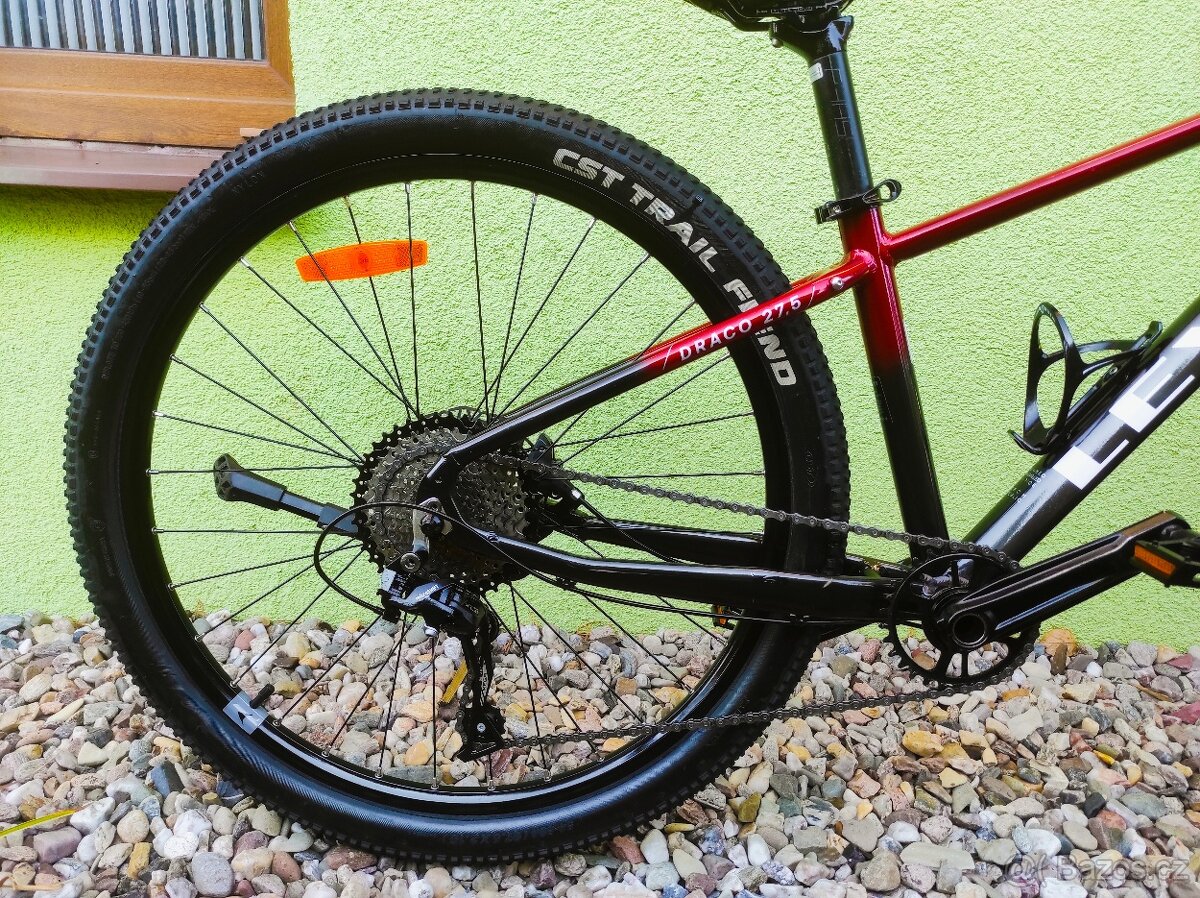 Značkové kolo Levit DRACO EVO 27,5"/13,5"(red black pearl) - 4