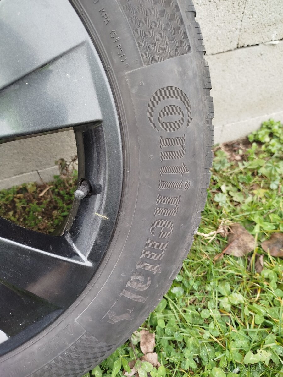 ALU kola Škoda 16” + zimní pneu Continental – TOP STAV 🔥 - 4