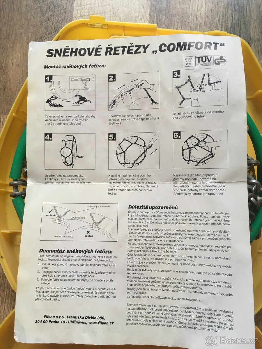Sněhové řetězy R13 - 4