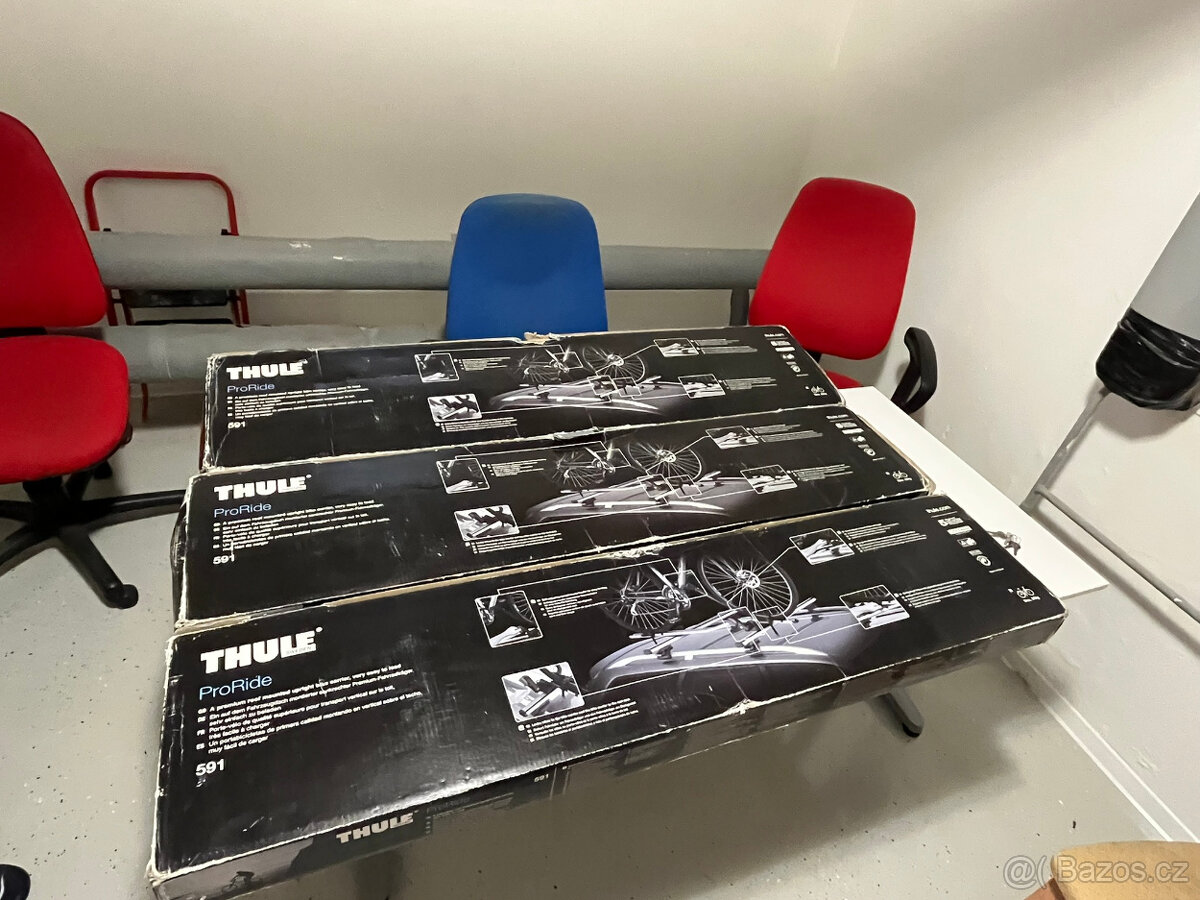 Nosiče kol Thule ProRide 591 - 3ks - 4