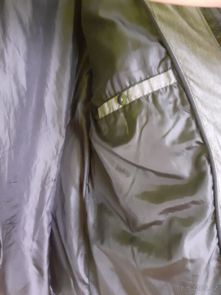 Dámská šedá zimní teplá bunda s páskem Yessica 44/46 - 4