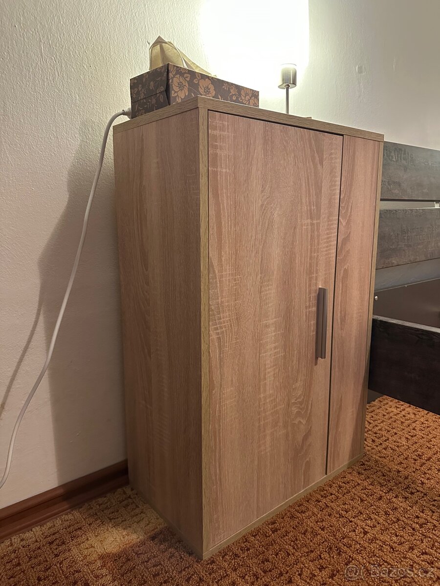 Komoda - 2 ks - dub sonoma - 4