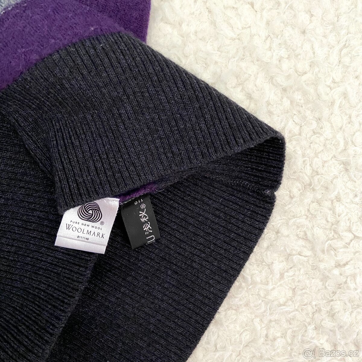 Pánský vlněný svetr vel. M - 4