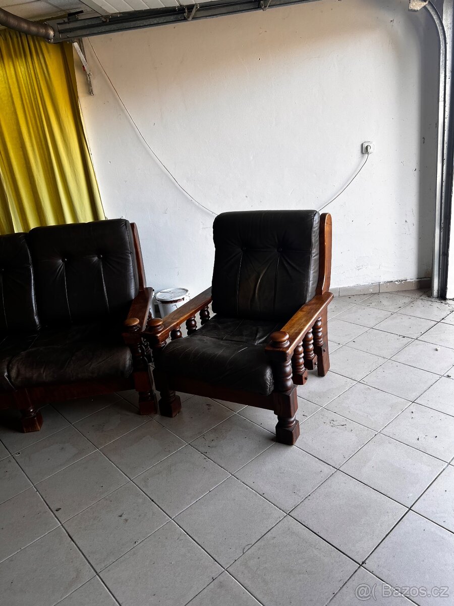 Rustikální sedací souprava - 4