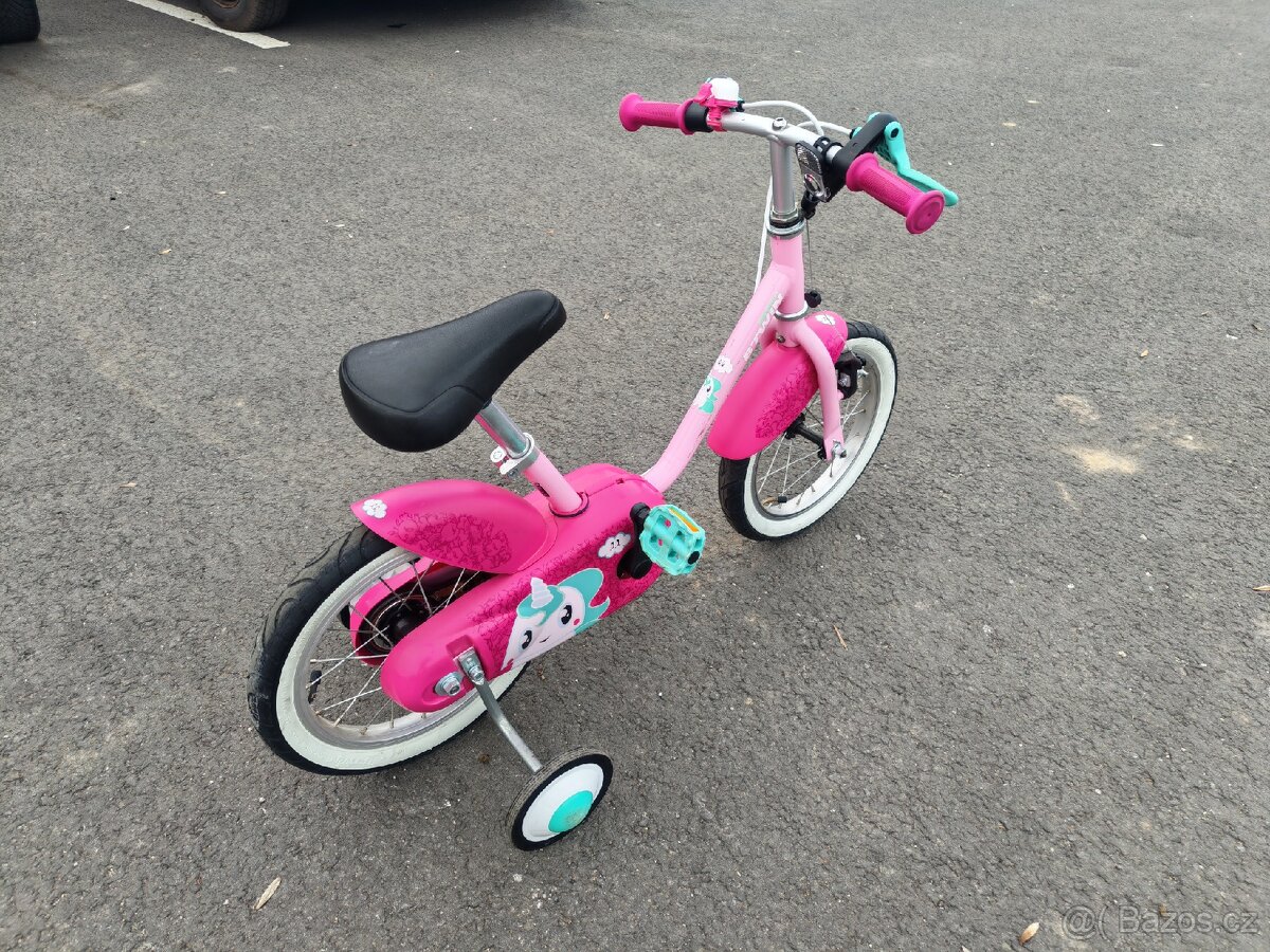 Prodám Dětská kola 14" ( dívčí ) Decathlon B-twin , - 4