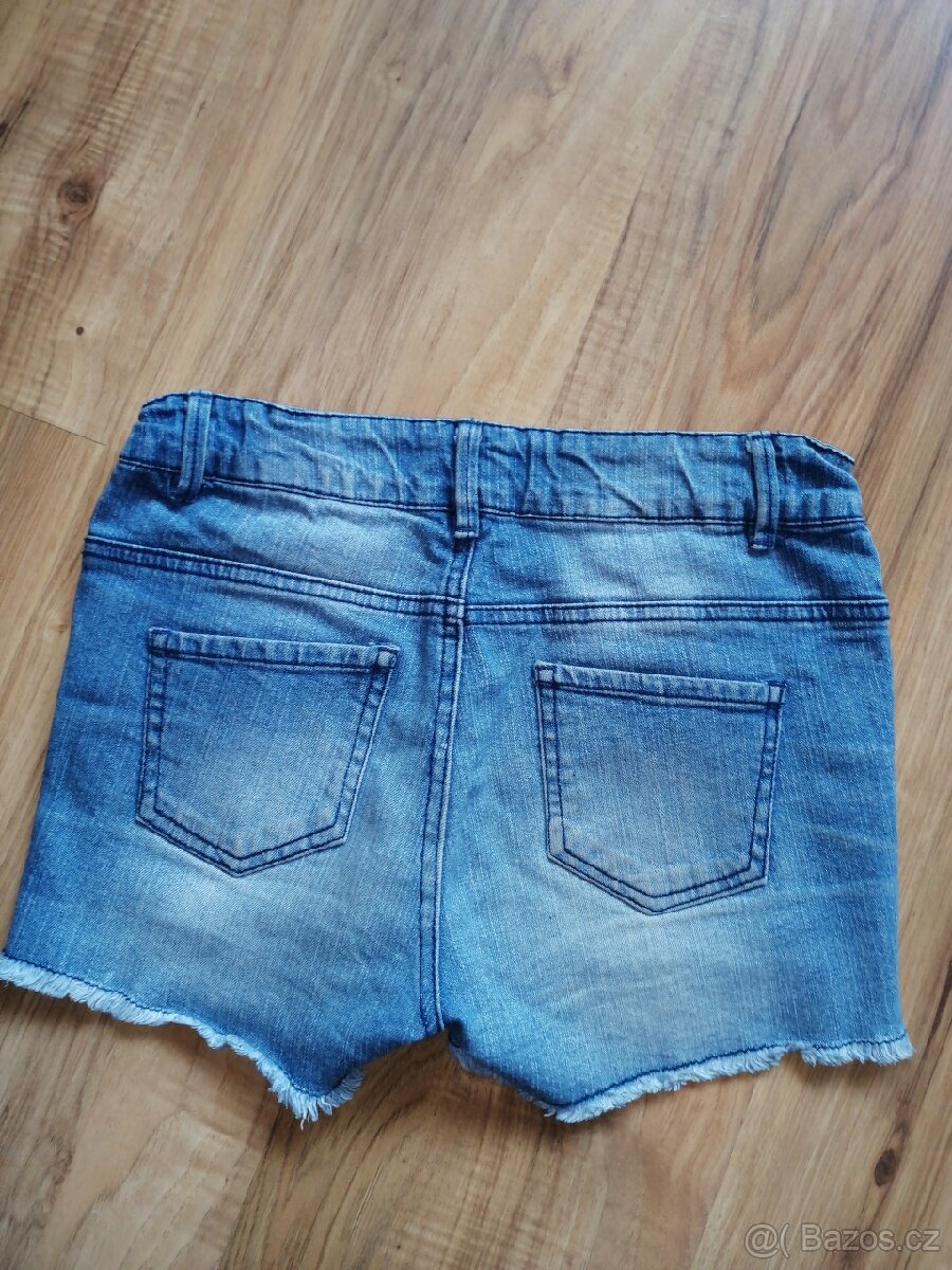 Riflové kraťasy s halenkou - 4