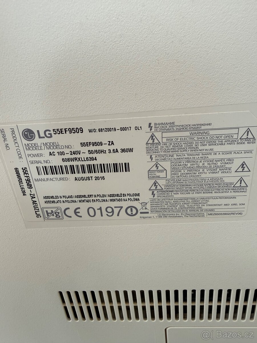 Prodám TV- LG OLED 4K 3D 139cm - 4