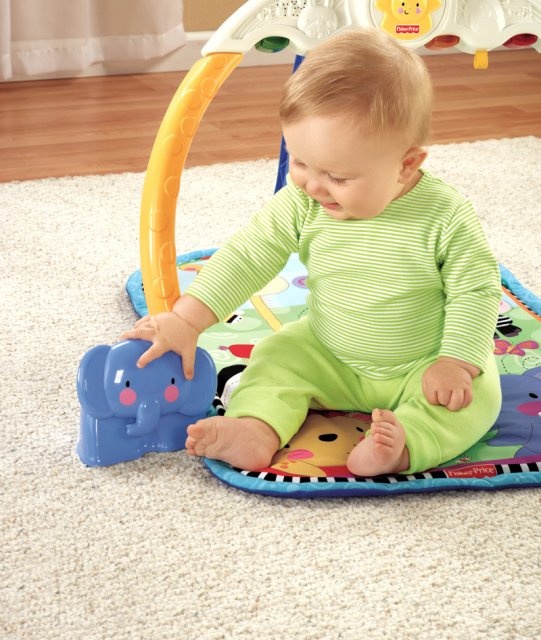 Fisher Price Hrací deka se skládací světelnou hrazdou - 4