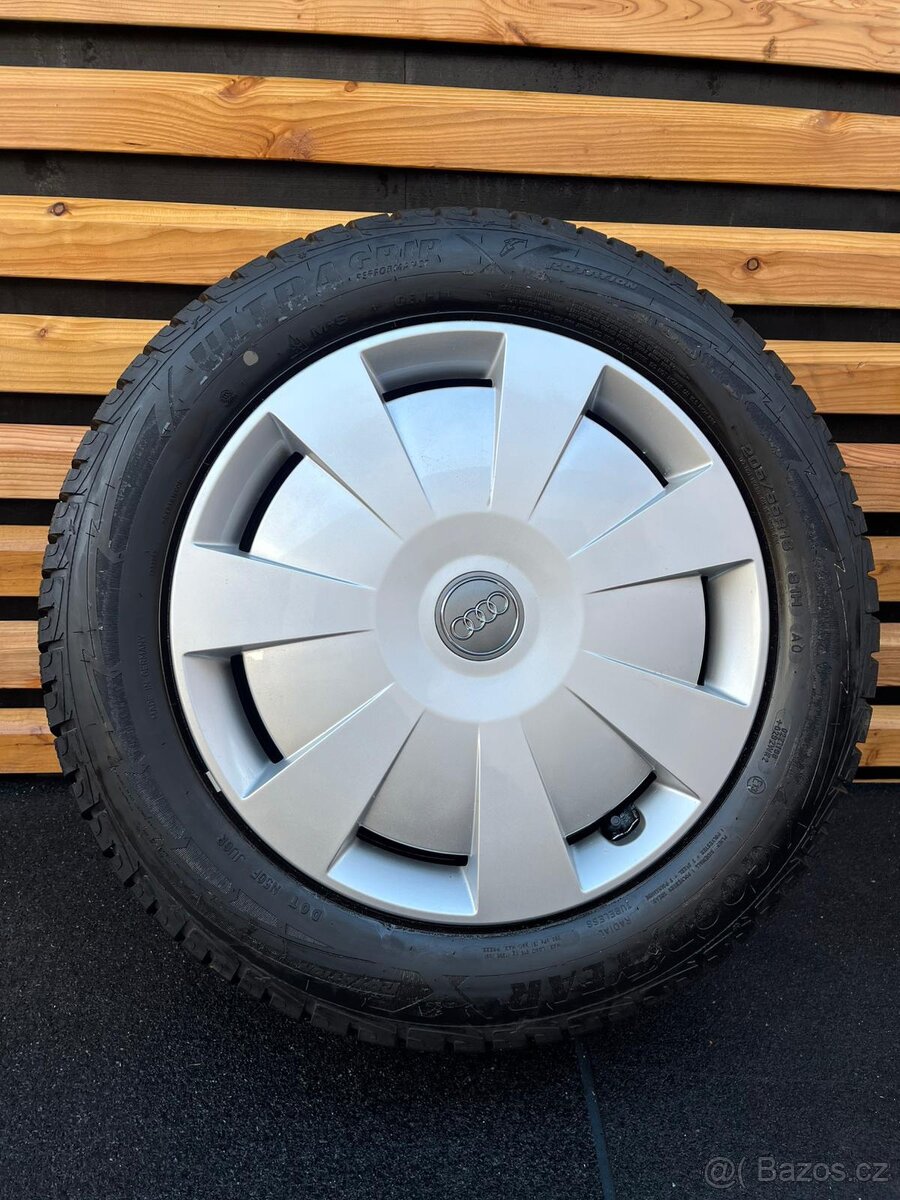 Originální kola Audi A3 5x112 top pneumatiky a stav❄️ - 4