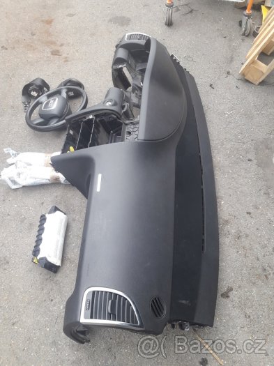 airbagova sada audi q7 airbag volantu palubka pásy pás - 4