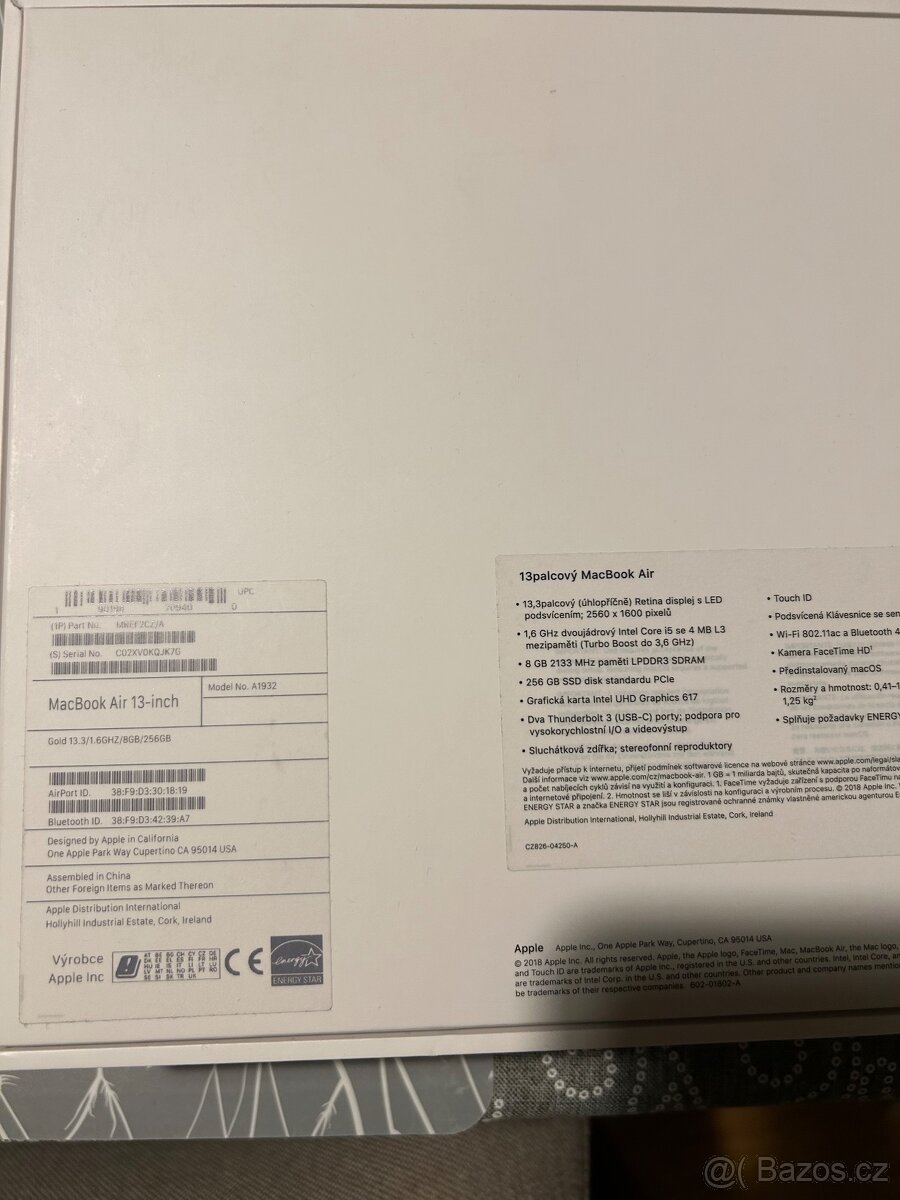 Macbook Air 13 256GB - 4