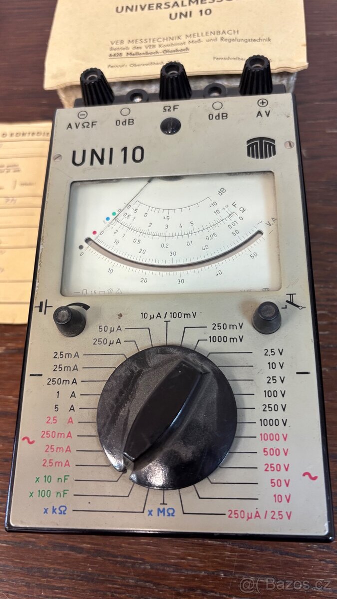 Měřící přístroj UNI 10 - 4