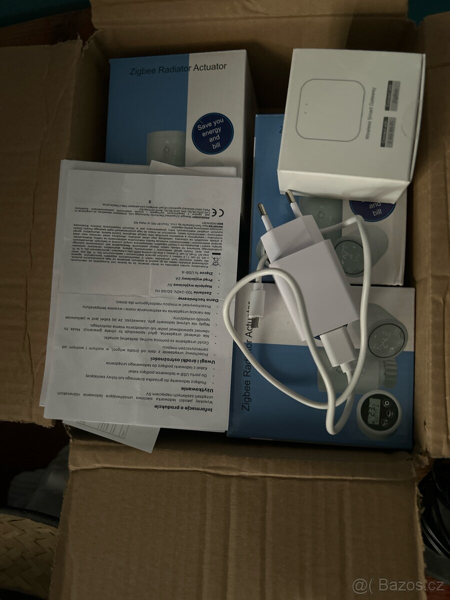 Chytrá termostatická hlavice zigbee - 4