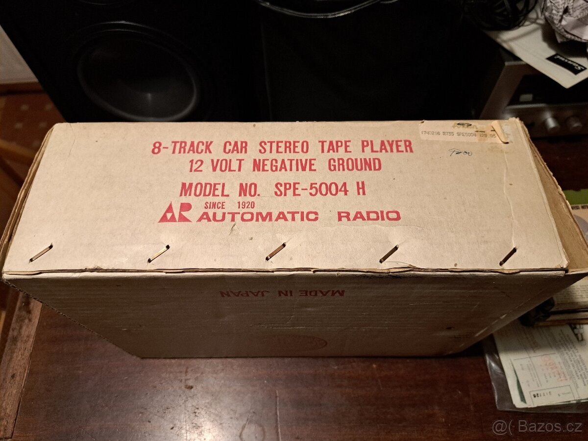 Stereo autorádio + 8 track player do ameriky - ÚPLNĚ NOVÉ - 4