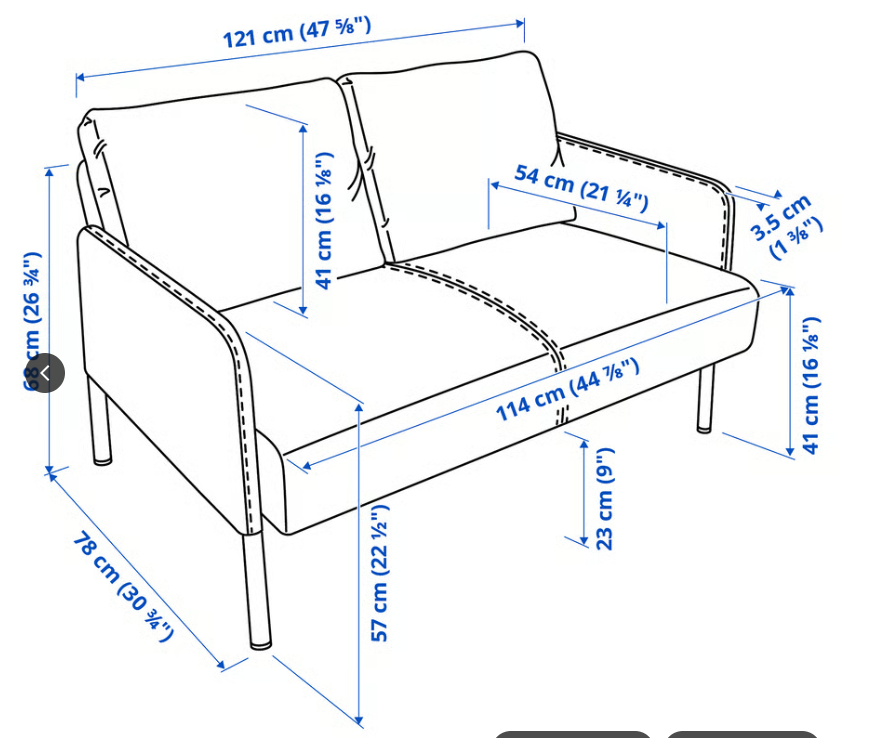 Pohovka Glostad - IKEA - 4