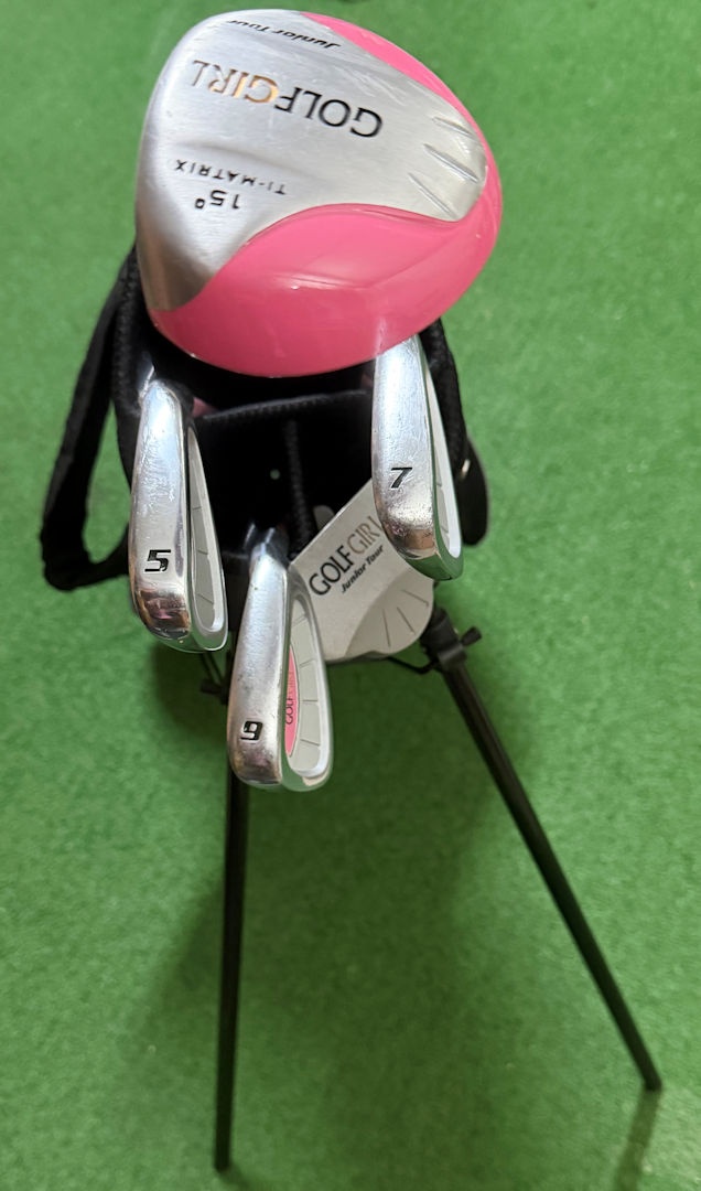 Golfový set Junior PINK pravý, grafit - 6-8 let - 4