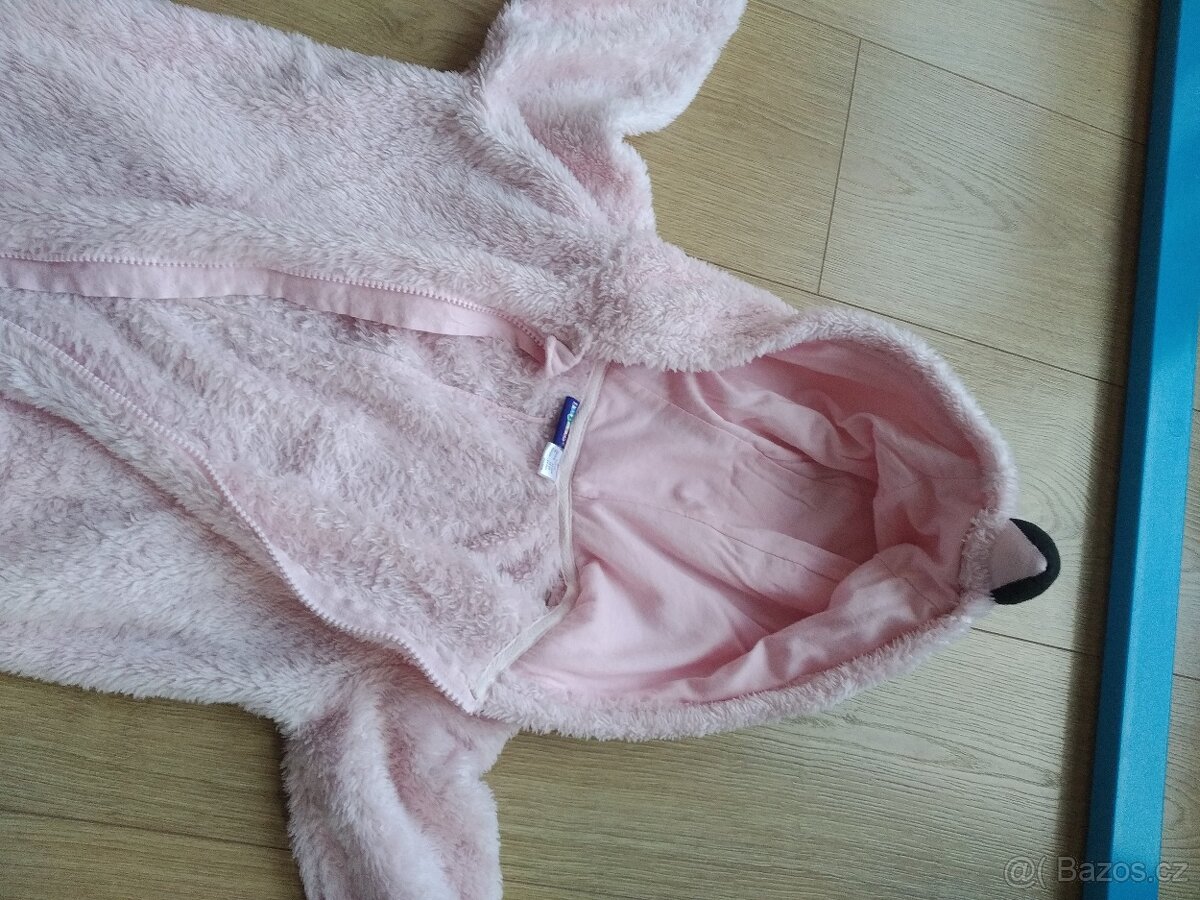 Dívčí teplý overal vel. 110-116 - 4