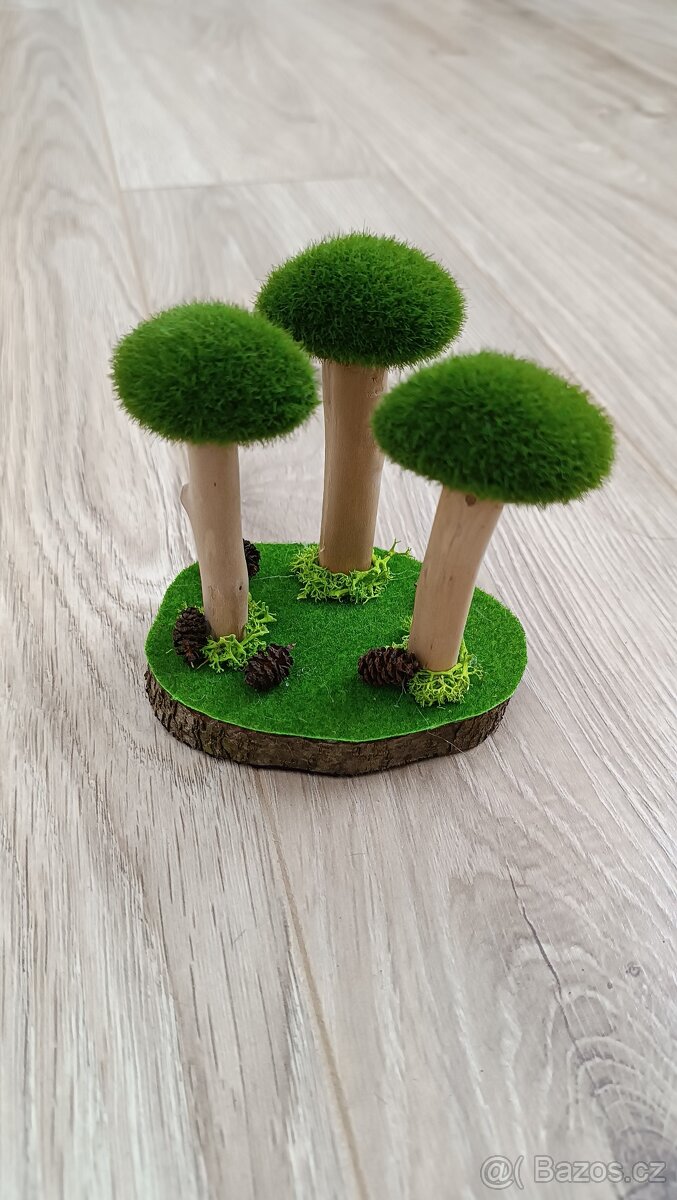 Mini zahrádka mechové stromky - 4