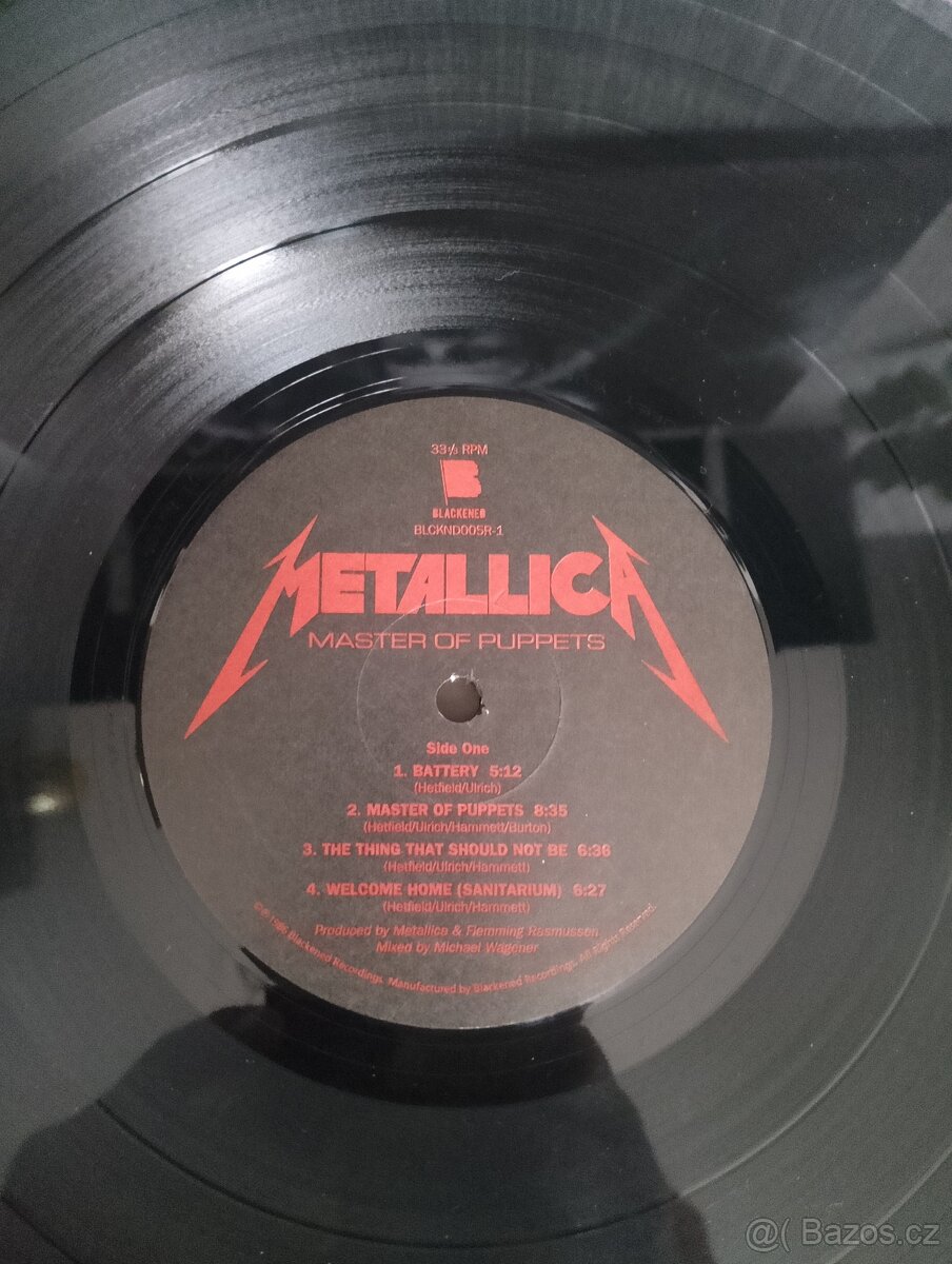 LP Metallica - Master od Puppets - 4