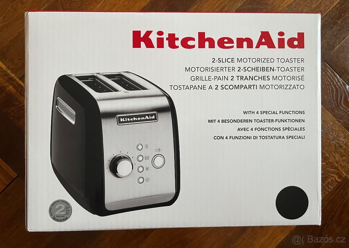 KitchenAid toustovač 5KMT221EOB černý - 4