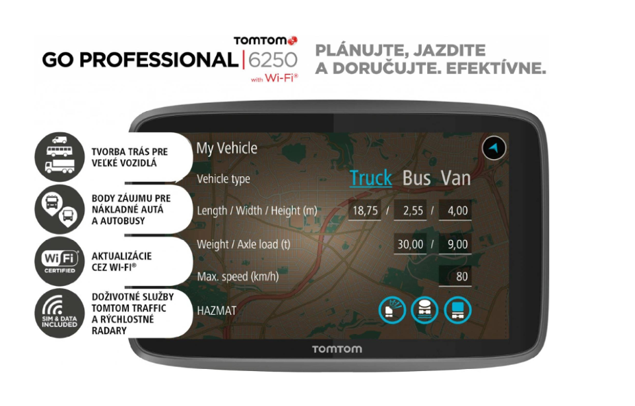 Navigace Tomtom Go Professional 6250 - 4