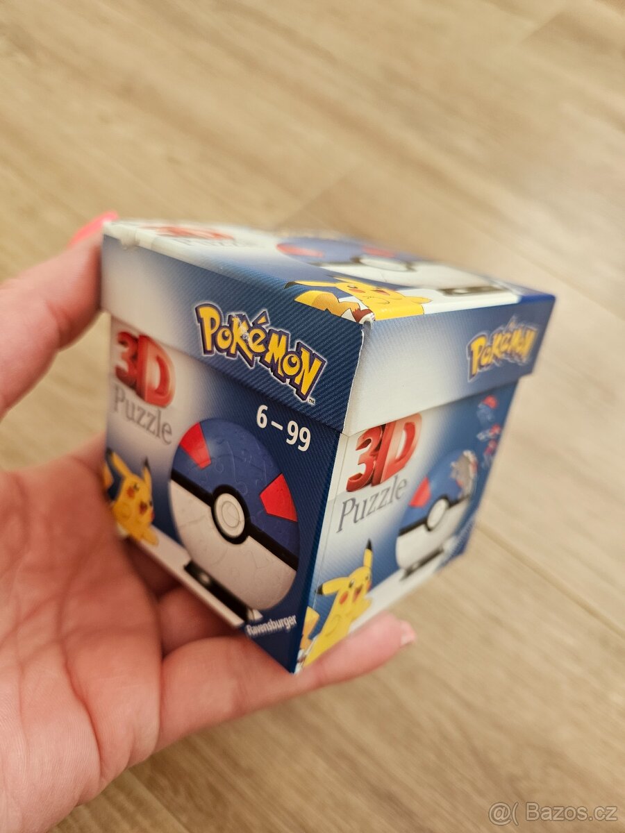 3D puzzle Pokémon - modrý - 4