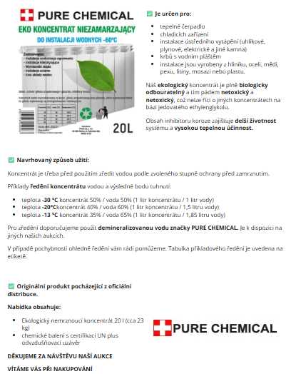 Nemrznoucí koncentrát Propylenglykol - 4
