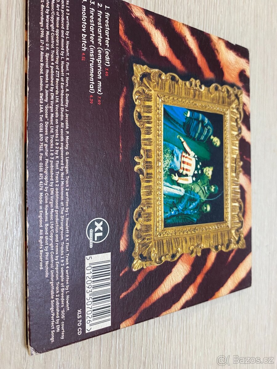 PRODIGY: FIRESTARTER, 1996, 1. PRESS, DIGIPAK - 4