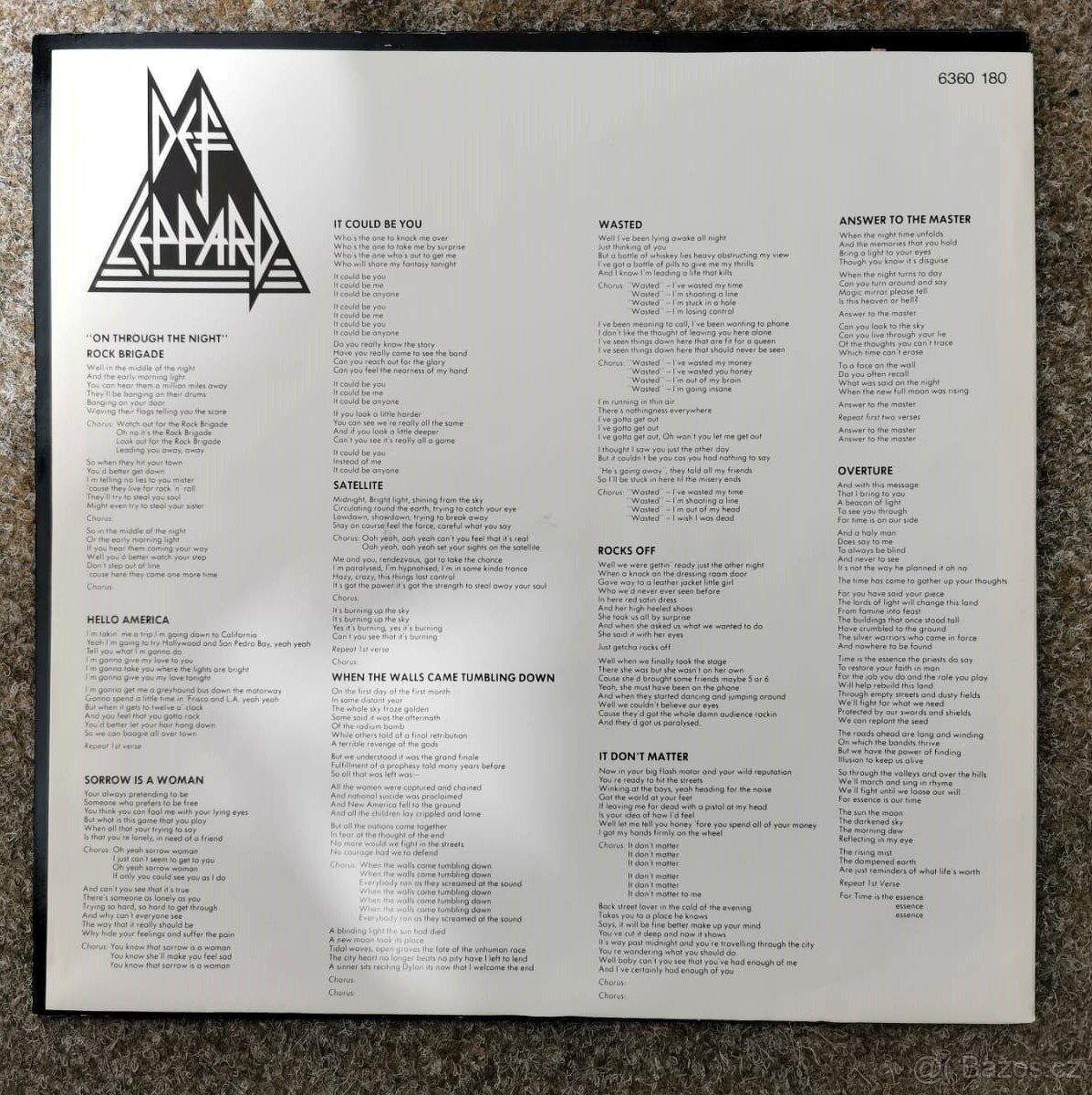 Def Leppard – On Through the Night / 1 press 1980 - 4