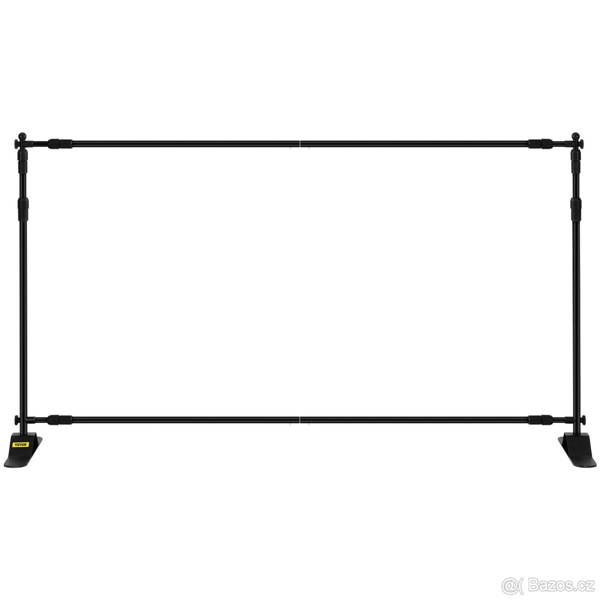 Nastavitelný hliníkový stojan na banner, pozadí 300 × 240 cm - 4