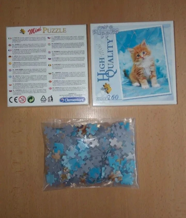 Puzzle koťátko - 4