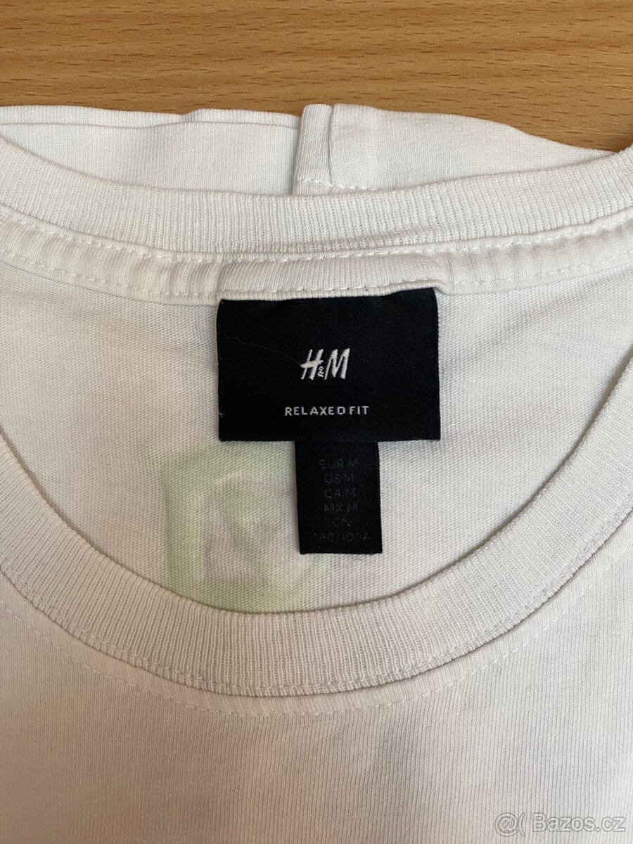 Tričko HM vel. M Bílé - 4