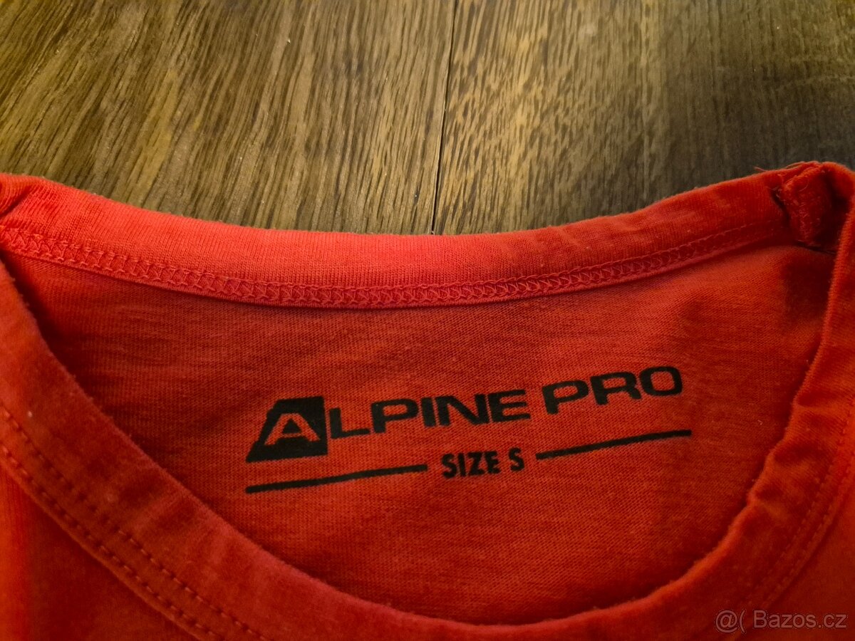 Tričko Alpine Pro, červené, vel. S - 4