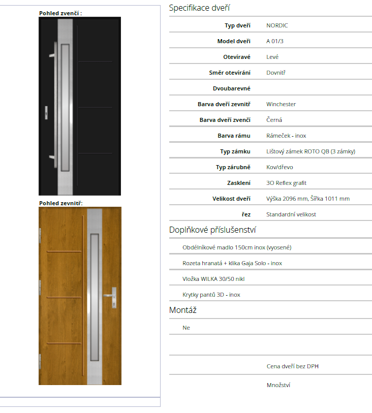 Vchodové dveře MARTOM Nordic - 4