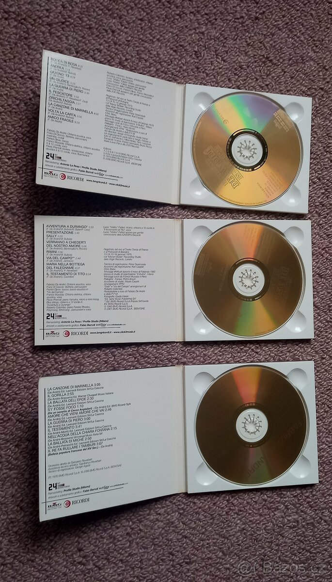Set 3x CD Fabrizio de André (digipack) - 4