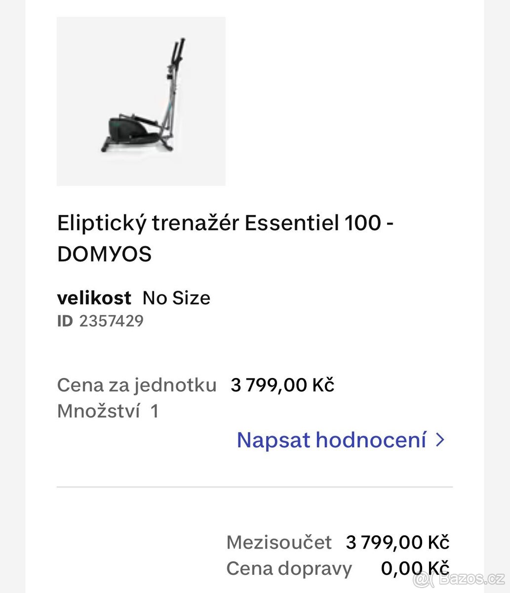 Eliptický trenažér Domyos Essential 100 - 4