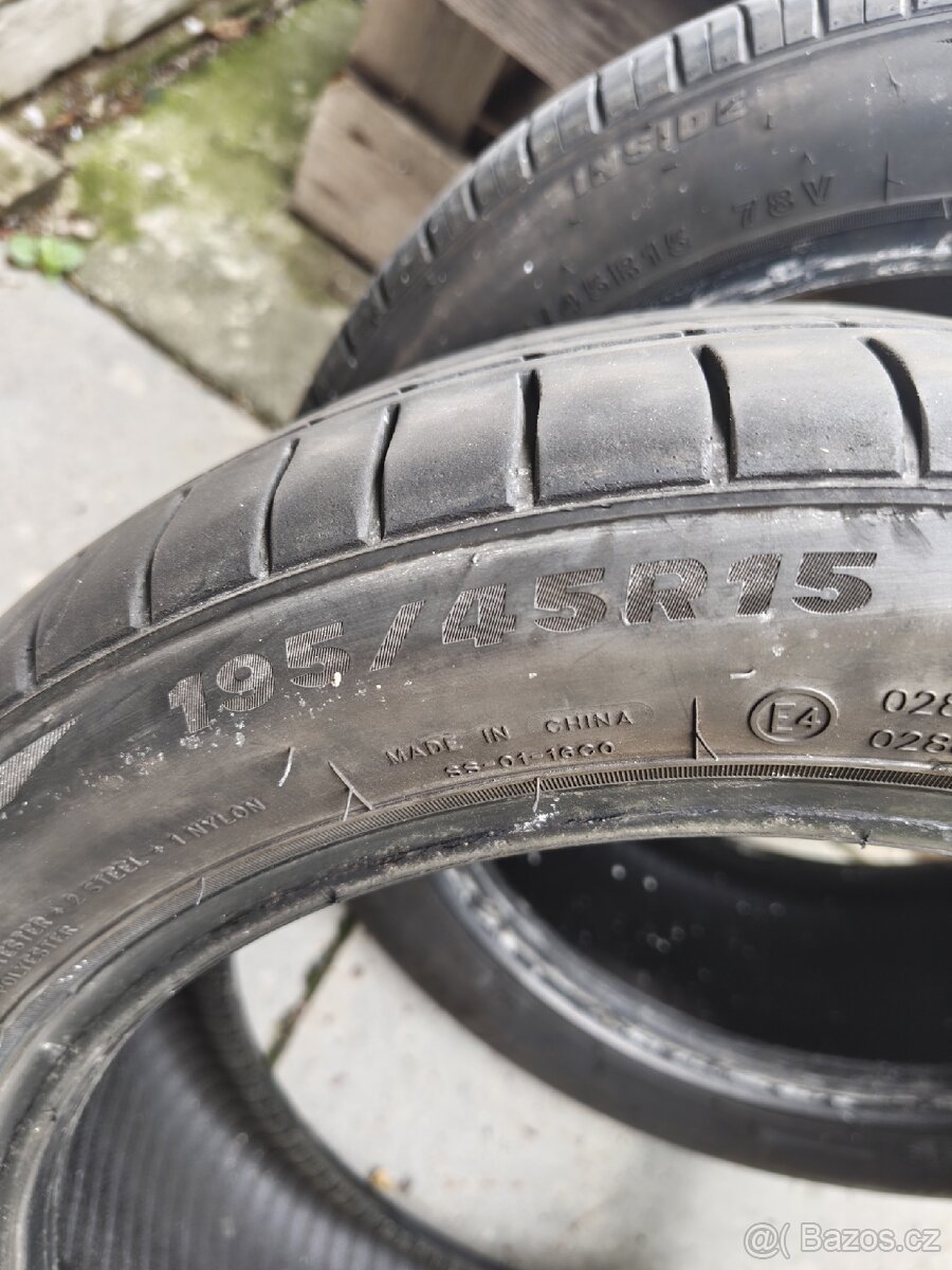 Letní pneumatiky 195/45 R15 - 4