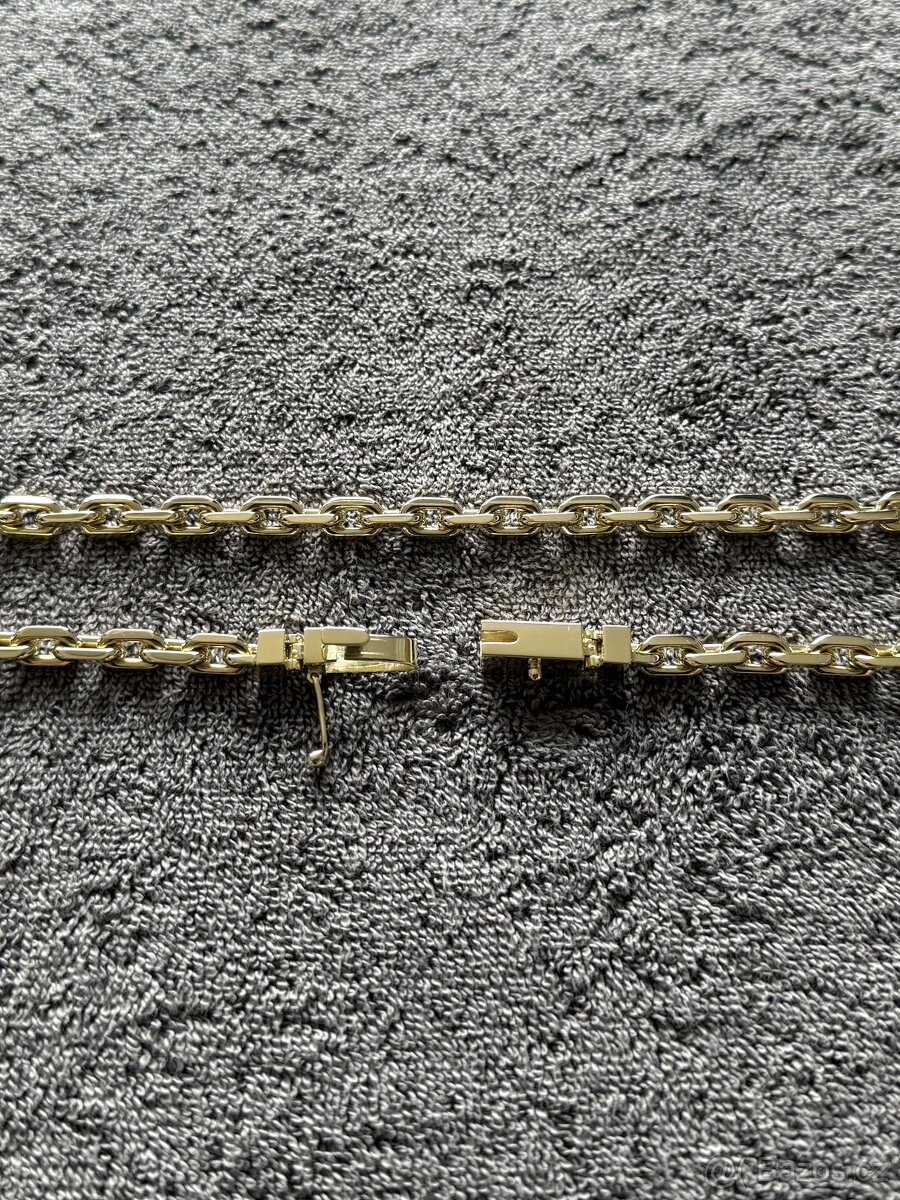 Zlata retez anker pilka 14k 585/1000 167g - 4