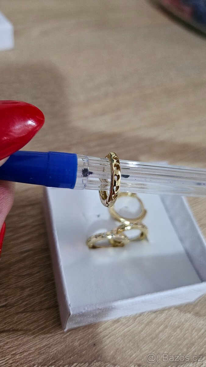 Naušnice kroužky a pecičky - 4