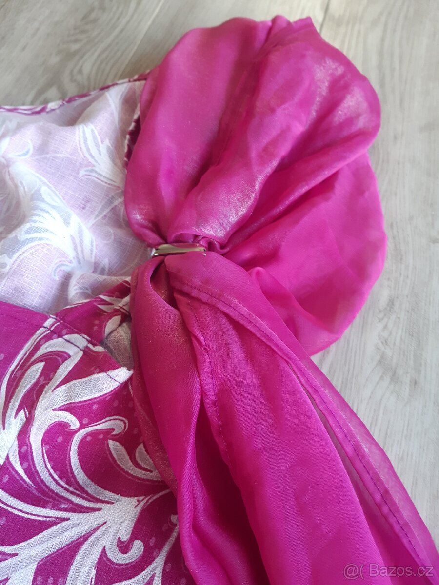 Růžové šaty vel.38 - 4
