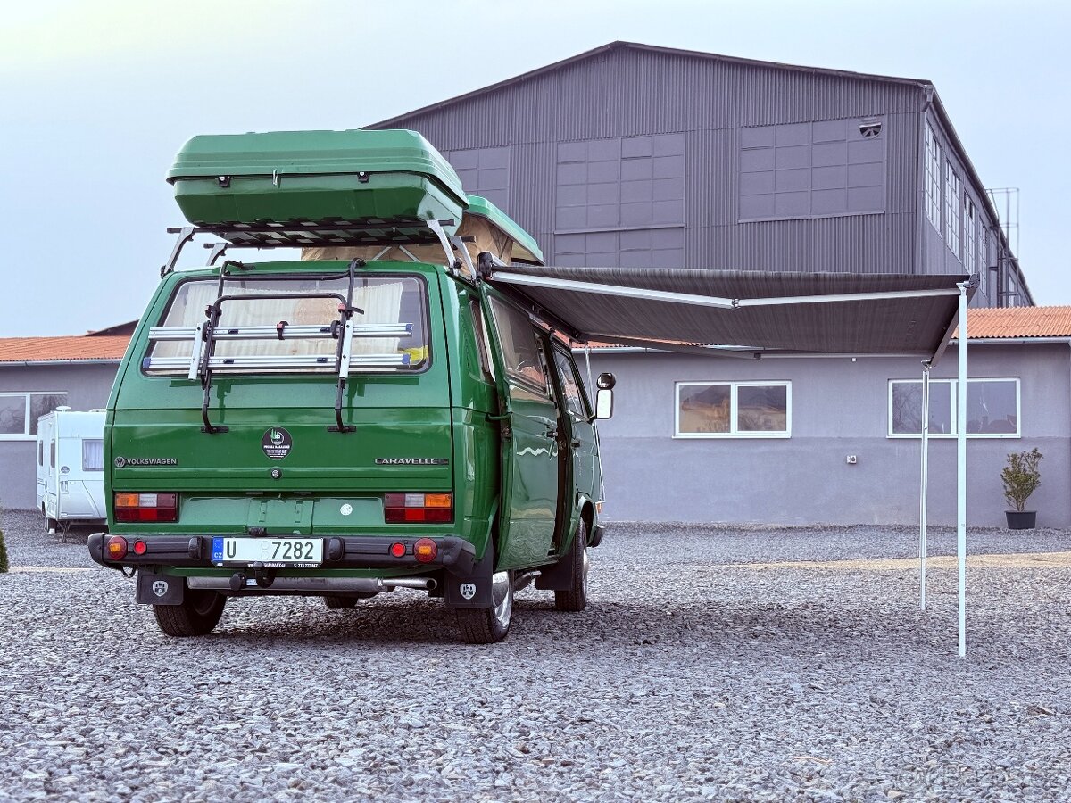 VW T3 Caravelle 1983/VETERÁNSKÉ SPZ/1.9L BENZÍN/BEZ KOROZE - 4