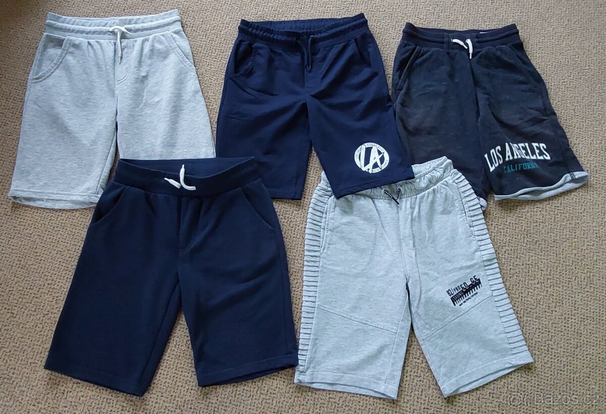 Riflové pružné chlapecké kraťasy, bavlněné 152/158/164 - 4