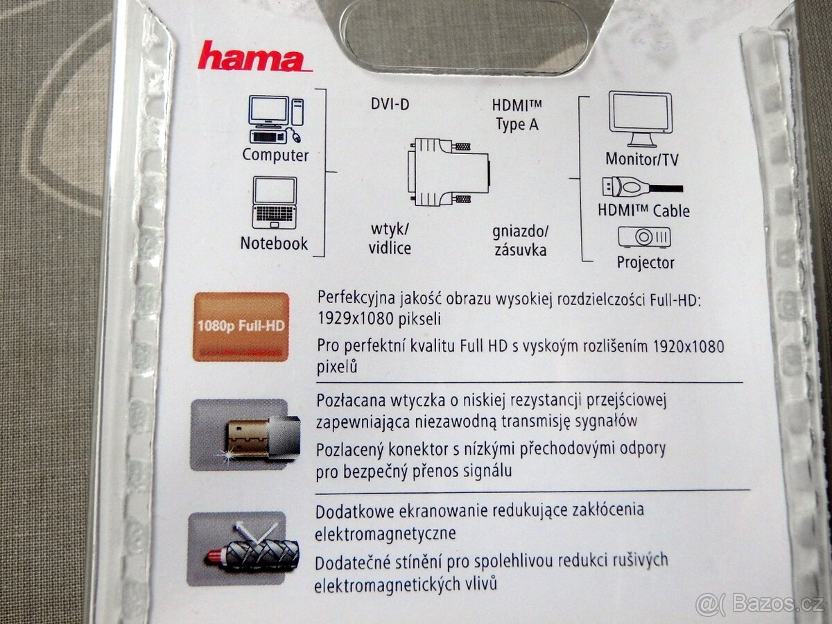 Adaptér DVI - HDMI Hama 34035 - 4
