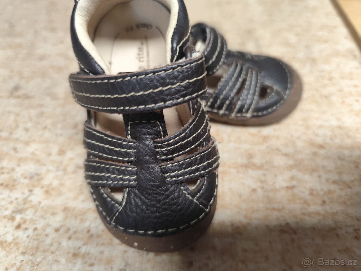 Dětské kožené sandálky Stride Rite vel 19 - 4