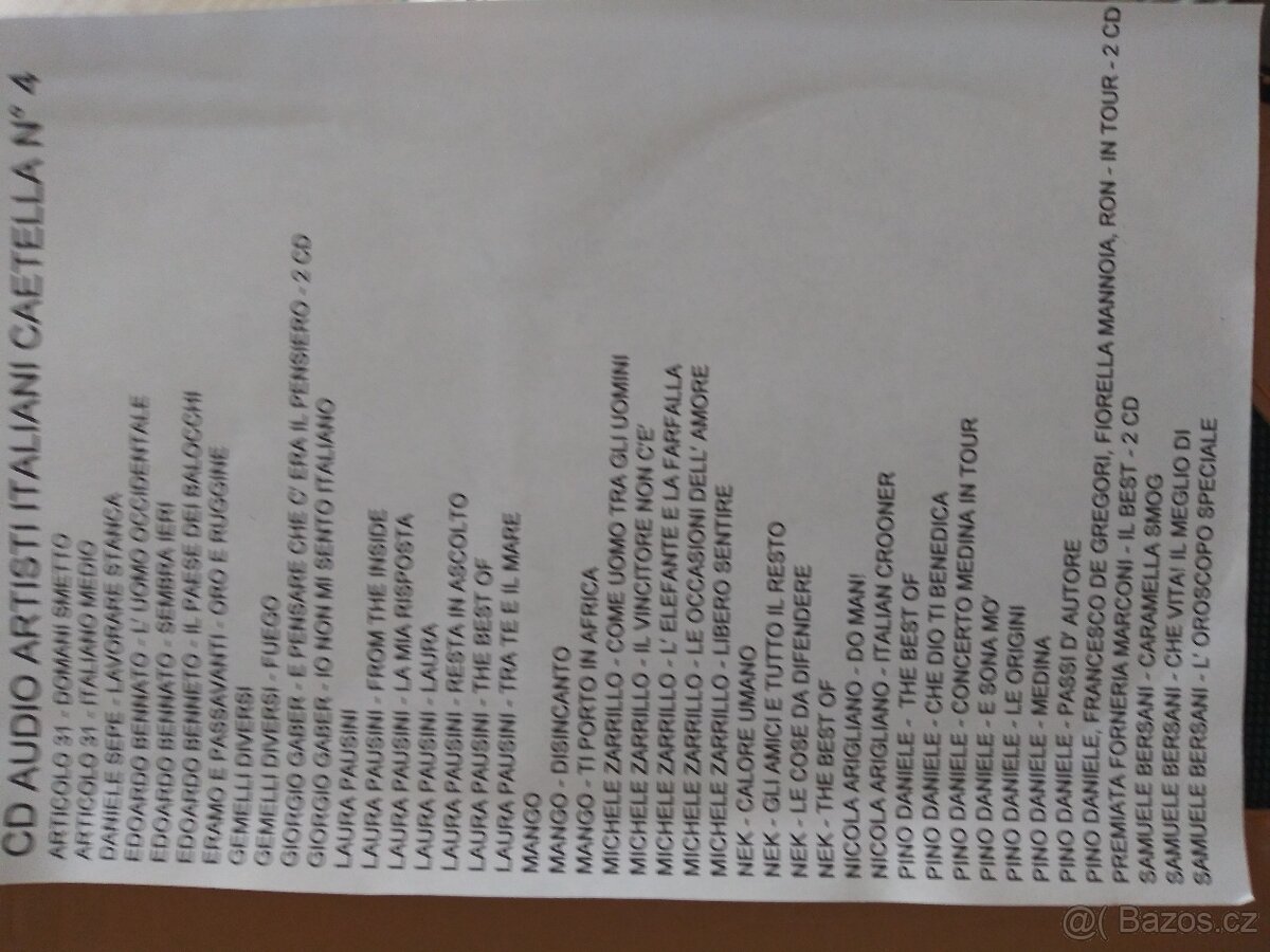 CD italska pop music 90.leta - 4