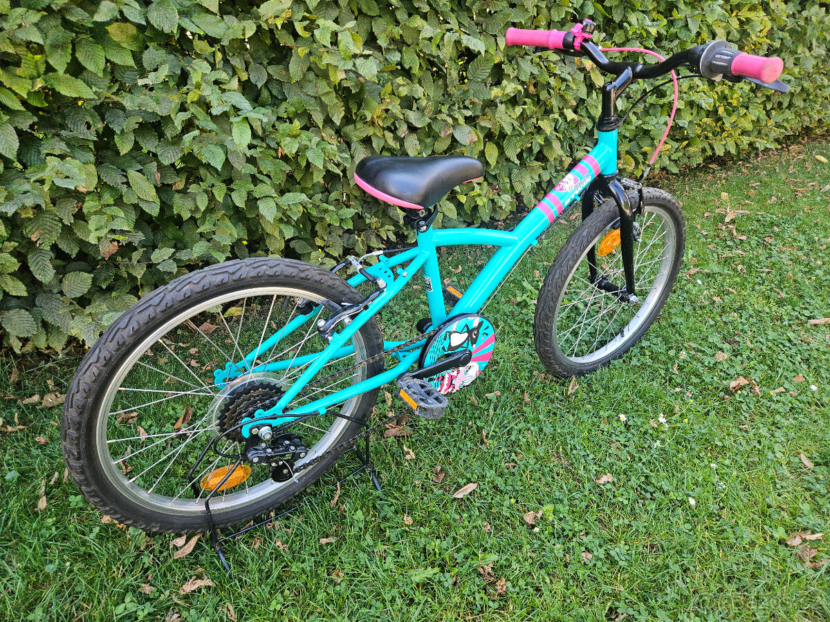 20" dětské dívčí horské kolo B-TWIN, rám 10" - 4