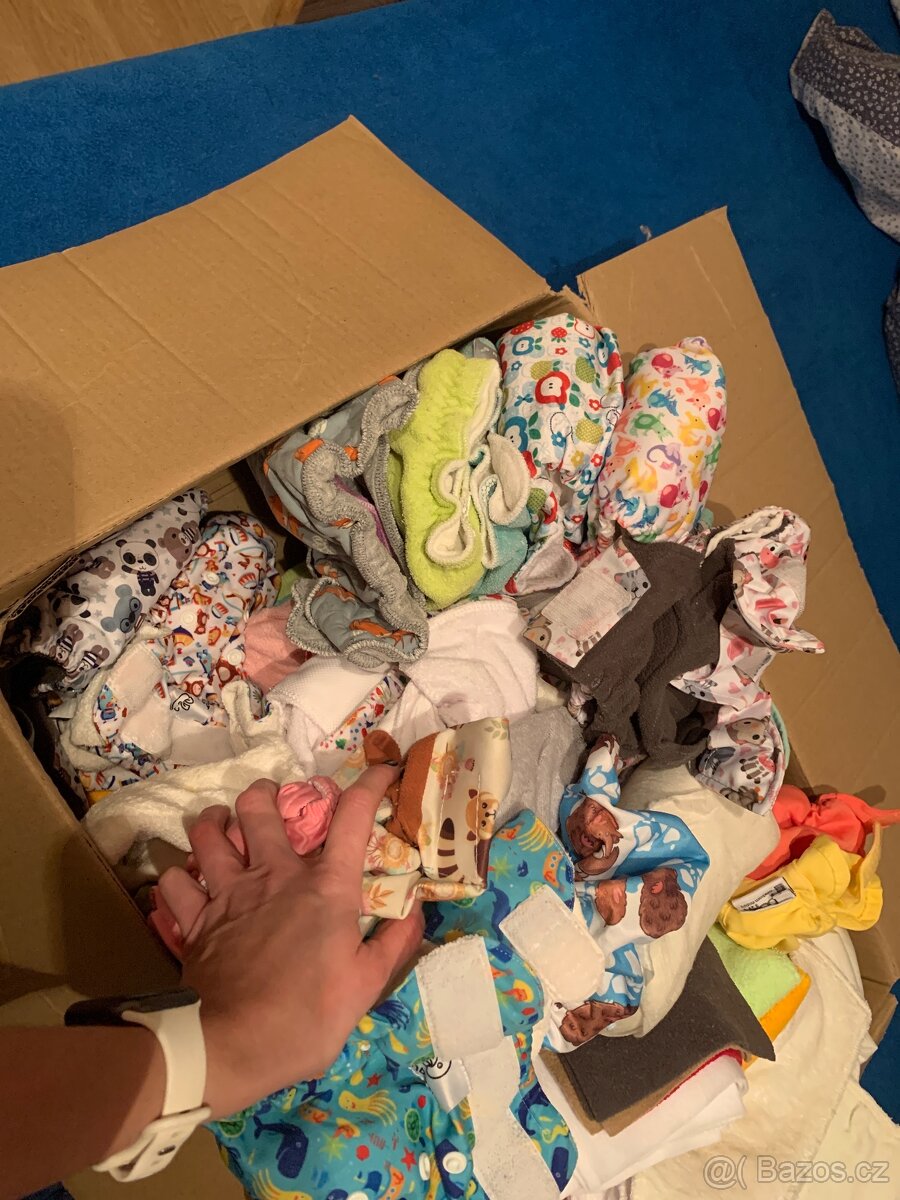 Látkové pleny od novorozence až po odplenkování - 4