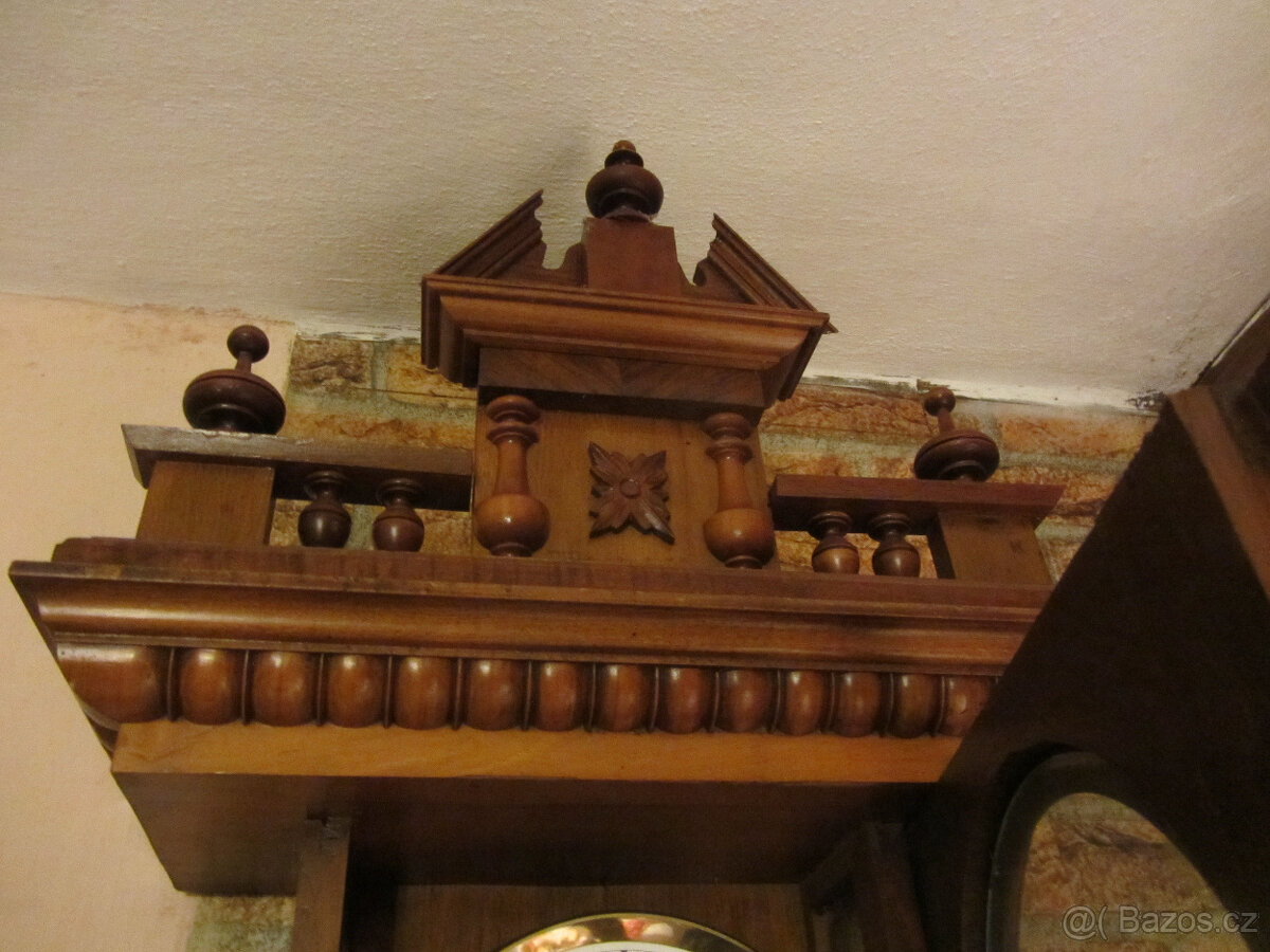 dvouzávažové hodiny Gustav Becker - 4