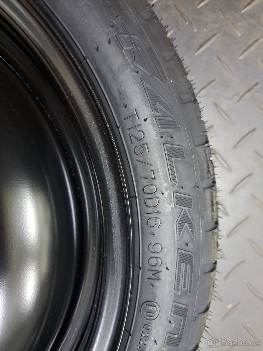 Dojezdové kolo Toyota Yaris 5x100x54,1 pneu 125/70 R16 - 4