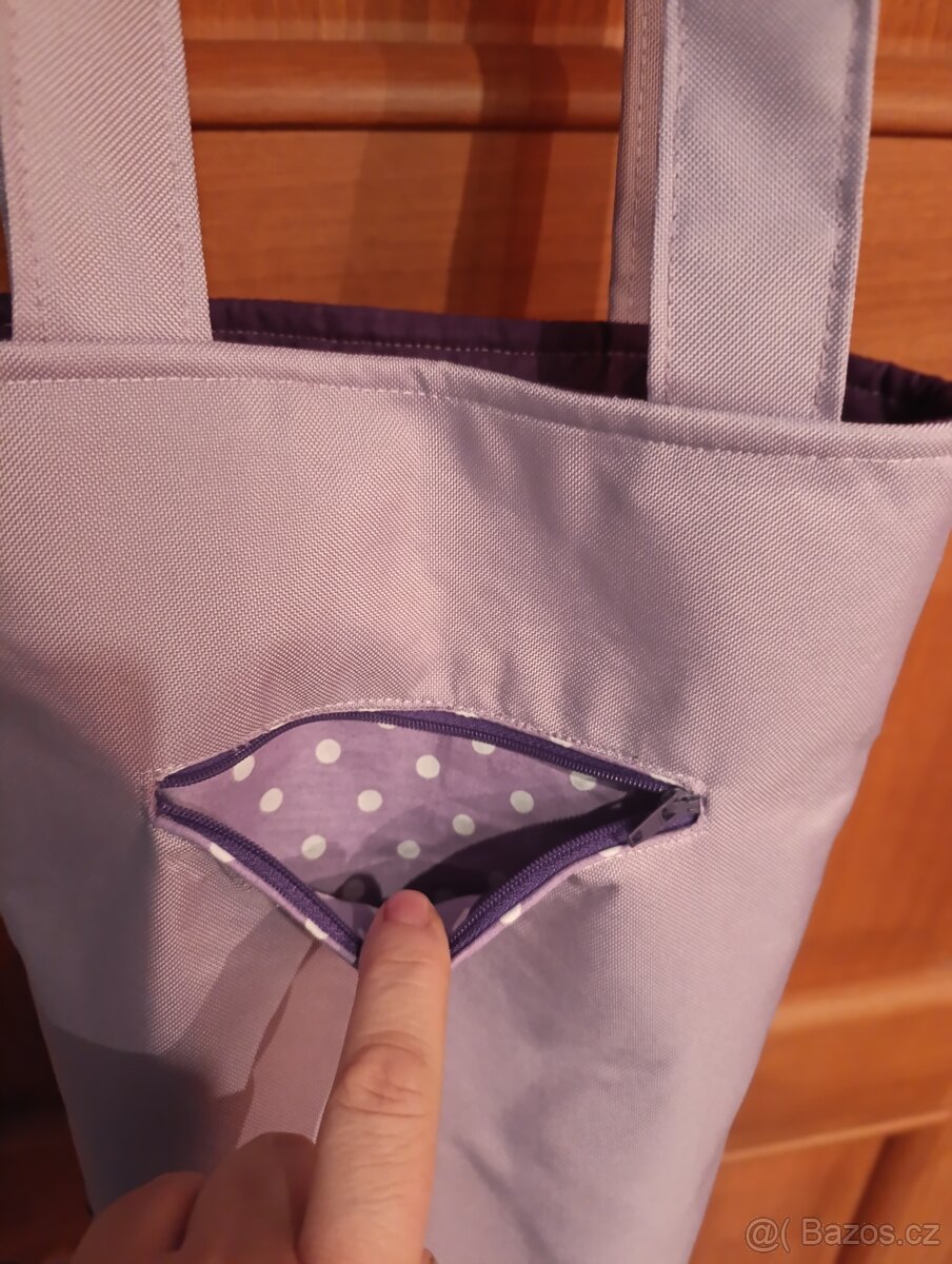 Kabelka přes rameno - ruční práce - motýlci - 4